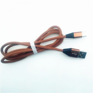 KPS-1004CB TYPE C Персонализирано памучно тъкане 1 m USB 2.2 високоскоростно зареждане тип c USB кабел